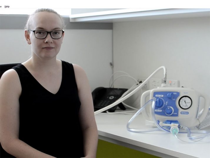 Naomi Chapman, a physiotherapist at Sir Charles Gairdner Hospital and researcher at the Institute for Respiratory Health