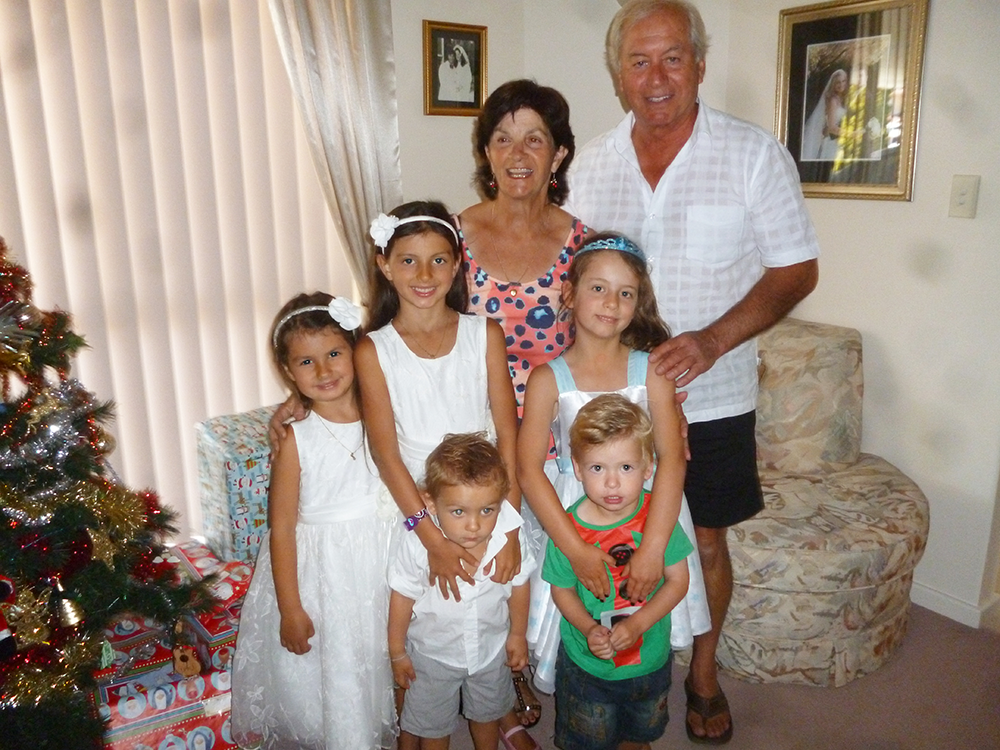 Cosimo with his family